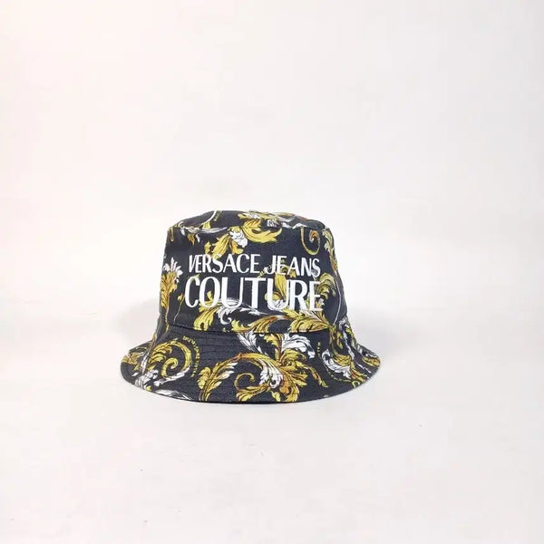 [BUNJANG] Versace Jeans Couture Barocco Print Black Canvas Bucket Hat / 베르사체진스 바로코 문양 검정색 캔바스천 버킷햇