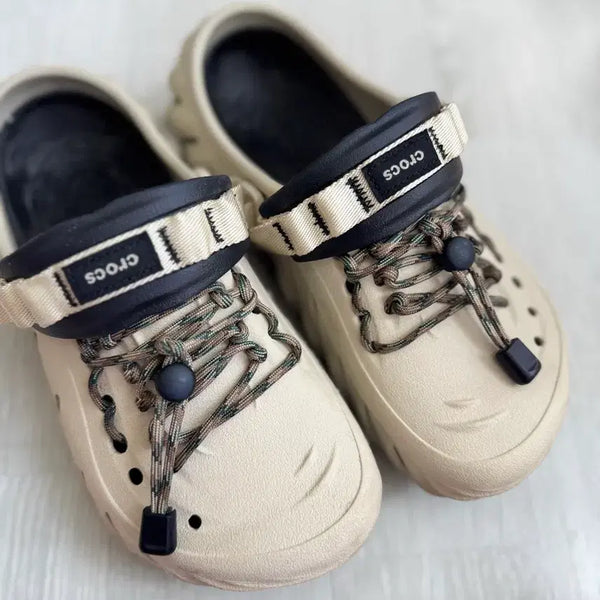 [BUNJANG] Customized Eco Clogs - Bone/Black, Size 250 / 에코 클로그 - 본/블랙 250