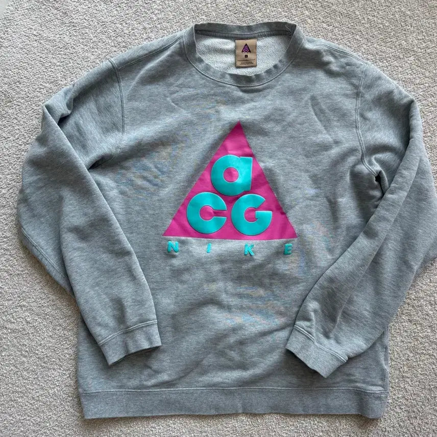 [BUNJANG] Nike ACG Sweatshirt T-shirt Grey / 나이키 ACG 맨투맨 티셔츠 그레이