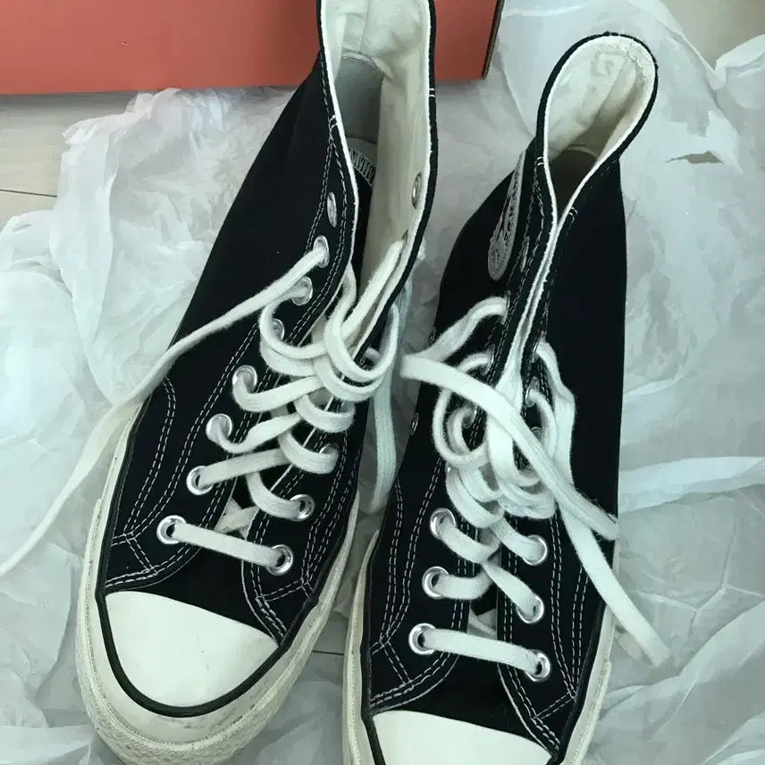 [BUNJANG] Converse Chuck 70 Classic Black High Top Sneakers / 컨버스 척 70 클래식 블랙 하이