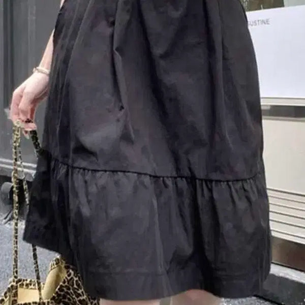 [BUNJANG] Mori Girl Style Pleated Midi Skirt / 모리걸 st 치마 빈티지 플리츠 미디 스커트