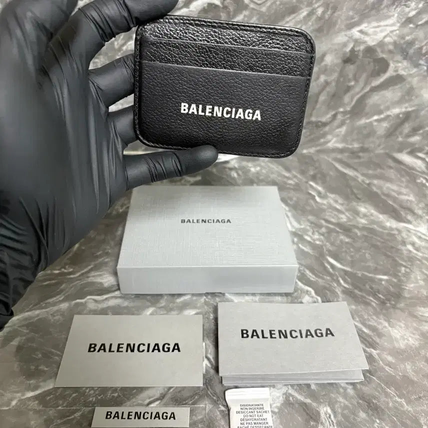 [BUNJANG] Balenciaga Grained Leather Card Holder / 발렌시아가 그레인드 카드지갑