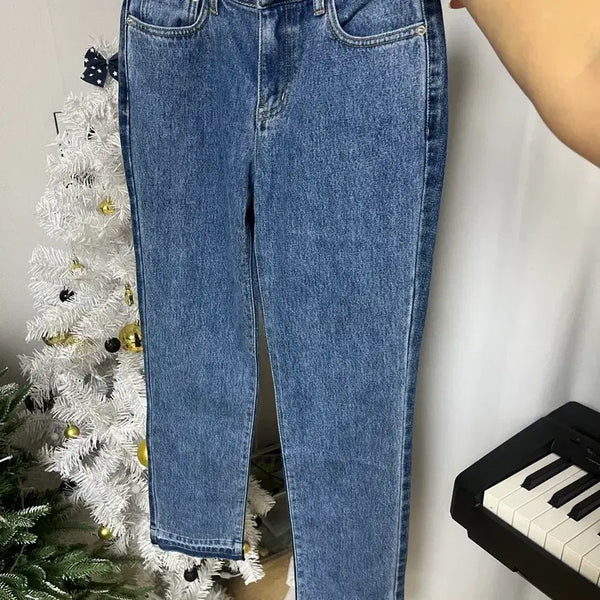 [BUNJANG] MMIC Denim Pants Size S Blue / MMIC 데님 팬츠 S 사이즈 블루(새상품)