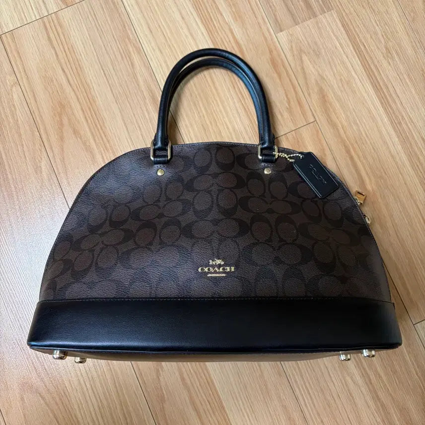 [BUNJANG] Coach Signature Dome Sierra Satchel Tote Bag Brown / [OS] Coach 코치 시그니처 돔 시에라 사첼 토트백 브라운