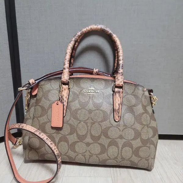 [BUNJANG] Coach Two-Handle Handbag / 코치 투핸들 핸드백