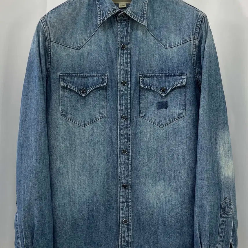 [BUNJANG] Polo Ralph Lauren Concho Thunderbird Washed Southwestern Denim Shirt / 폴로 랄프로렌 콘초 썬더버드 워시드 인디언 사우스웨스턴 데님 셔츠