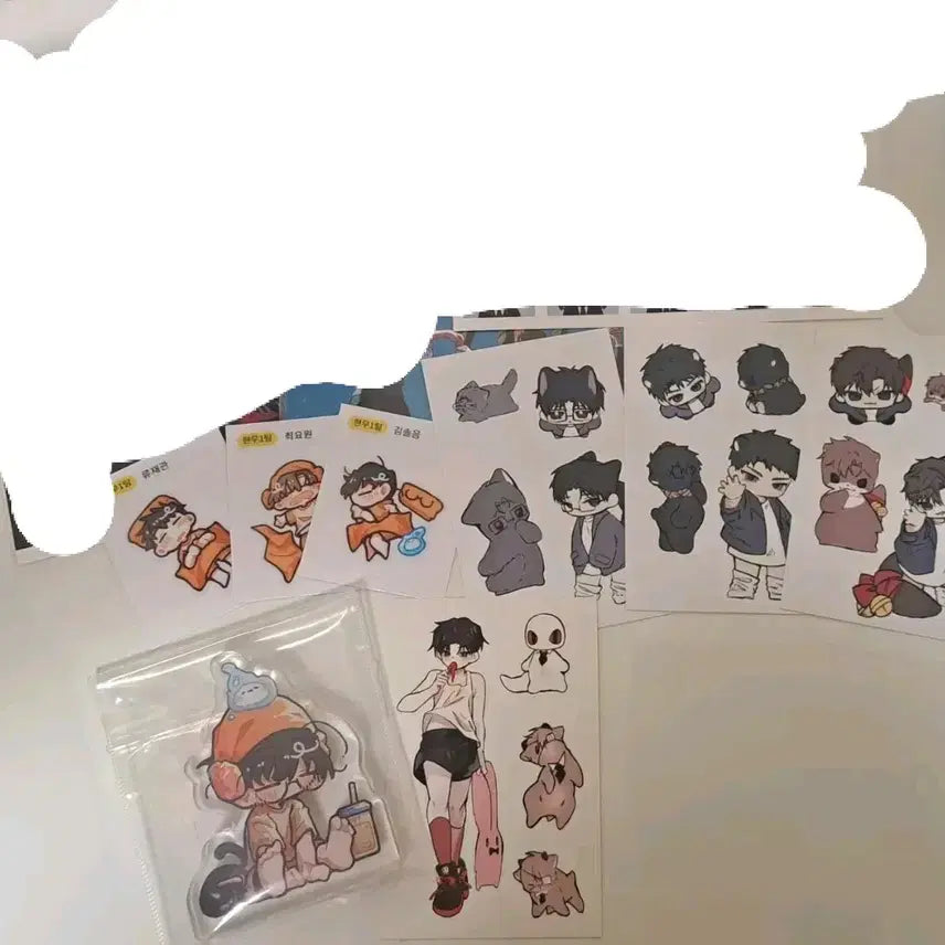 [BUNJANG] Gaedam Returns Sticker, Ttibusil, Corotto Bundle Set / 괴담출근 스티커, 띠부실, 코롯토 일괄 판매