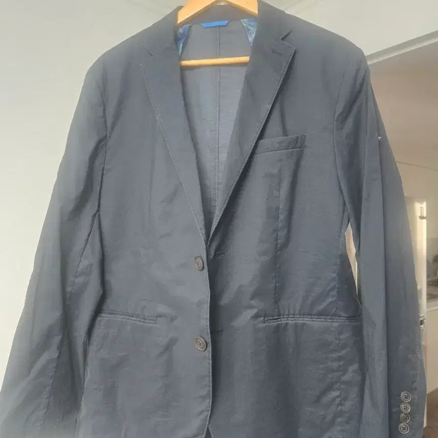 [BUNJANG] Henry Cotton's Navy Men's Summer Jacket / 헨리코튼 네이비 남성 여름 자켓