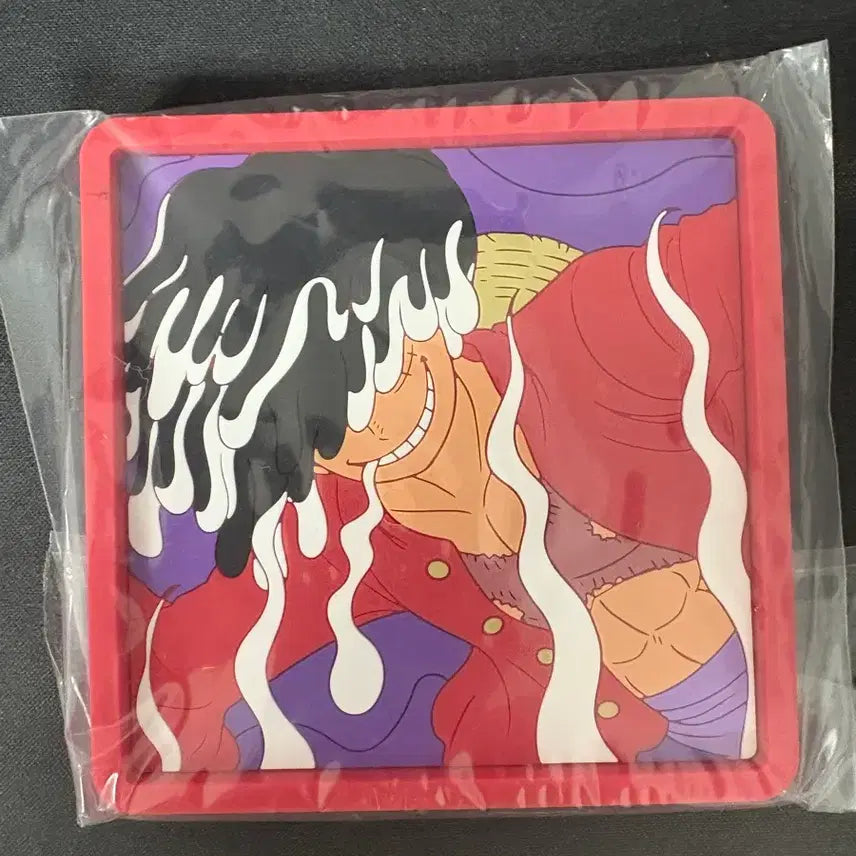 [BUNJANG] One Piece Ichiban Kuji Luffy Nika Awakening Rubber Tray / Coaster / 원피스 제일복권 루피 니카 각성 러버 트레이 / 고무 코스터
