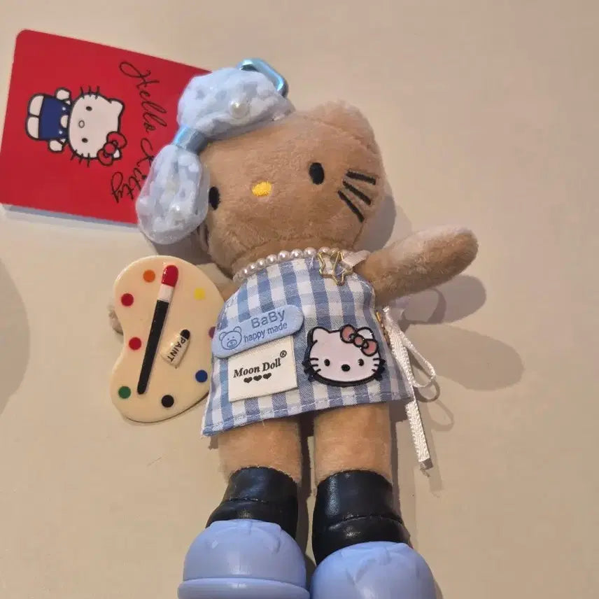 [BUNJANG] Tanning Hello Kitty Artist Figure / 태닝 헬로키티 화가, 화가 헬로키티