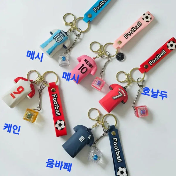 [BUNJANG] Football Star LED Keycap Keyring / 해외축구스타키링+LED1구키캡
