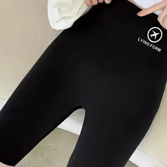 [BUNJANG] Lying Form Black Leggings / 새상품 라잉폼 블랙 레깅스  77사이즈가능