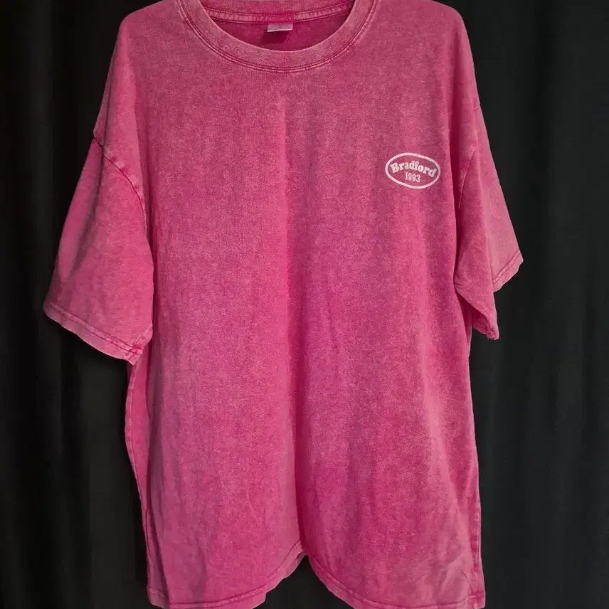 [BUNJANG] Pink Washed Oversized Short-Sleeve T-Shirt / 새상품 핑크 워싱 반팔 티셔츠
