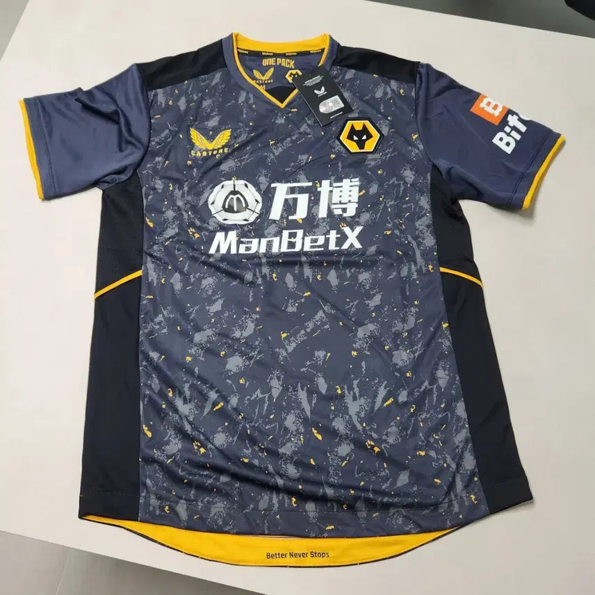 [BUNJANG] Wolverhampton 21-22 Away Replica Jersey - M / [M] 21-22 울버햄튼 어웨이 유니폼 레플리카 새제품