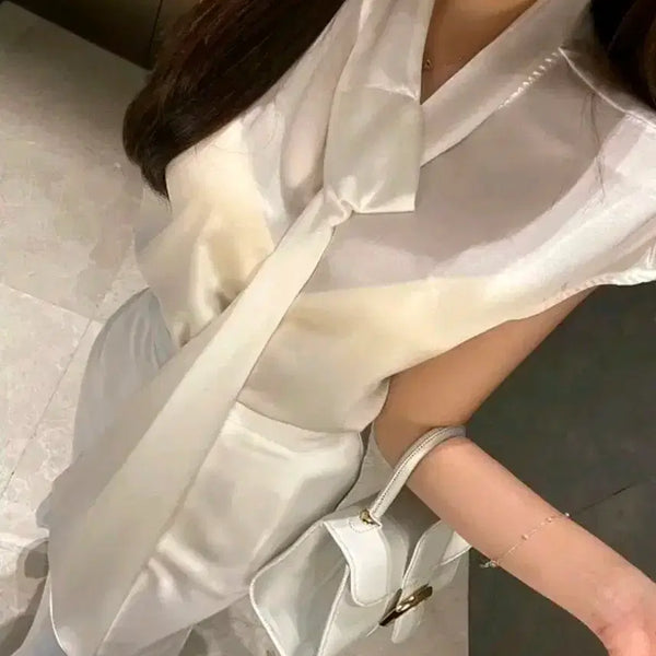 [BUNJANG] Rothsmyth Judy's Taehwa Satin Blouse / 수입의류 새틴블라우스(94000) 로썸제이쥬디스태화 최종마지막가격