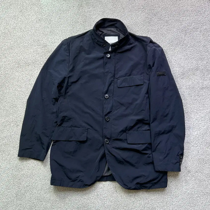 [BUNJANG] Beanpole High-neck Safari Jacket Navy / 빈폴 하이넥 사파리 자켓 남성 봄가을 아우터 네이비 100