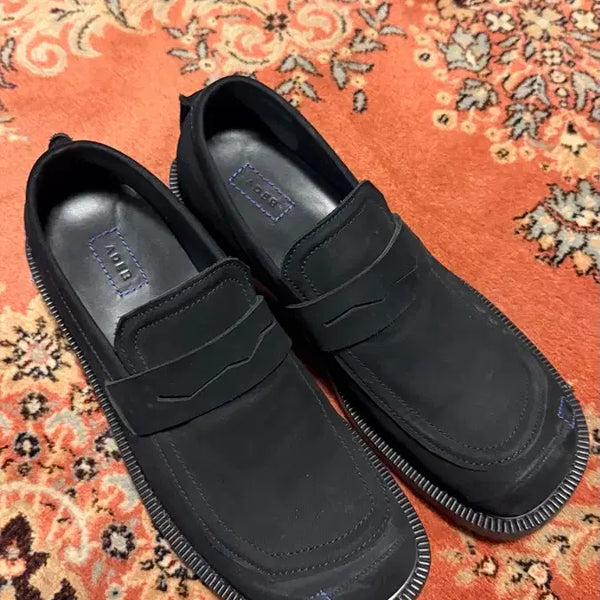 [BUNJANG] Ader Error Suede Loafers Noir / [43] 아더에러 스웨이드 로퍼 Noir