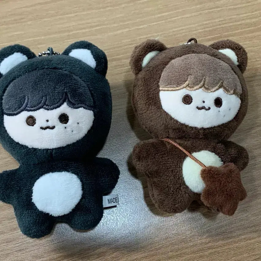 [BUNJANG] NCT Haechan Bear Hyoki Doll Bundle Set / 엔시티 해찬 인형 곰효기 깜효기 드림 127 위시 다님