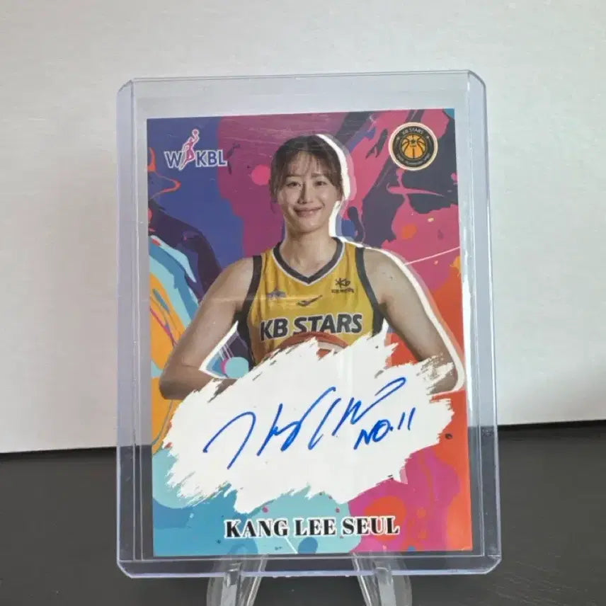 [BUNJANG] WKBL KB Stars Kang Lee-seul Autographed Card / WKBL 엘리베이션 KB스타즈 강이슬 친필 사인카드