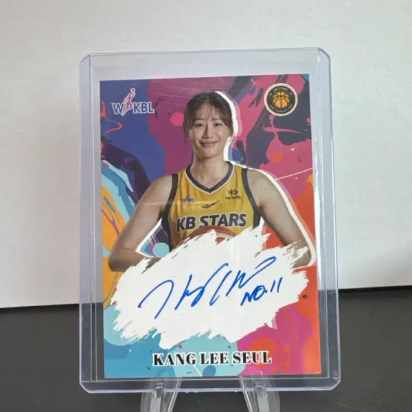 [BUNJANG] WKBL KB Stars Kang Lee-seul Autographed Card / WKBL 엘리베이션 KB스타즈 강이슬 친필 사인카드