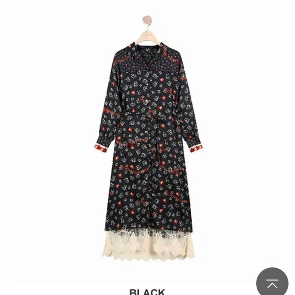 [BUNJANG] Thursday Island Chiffon Shirt Dress / 써스데이아일랜드 쉬폰셔츠원피스M 90사이즈66