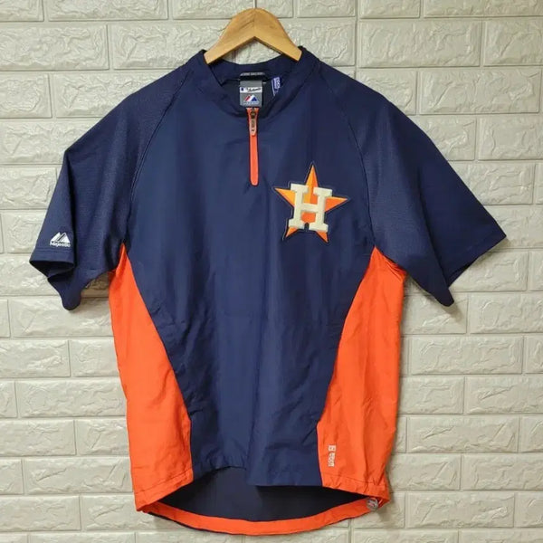 [BUNJANG] Majestic Cool Base Houston Astros Windbreaker / 마제스틱 쿨베이스 휴스턴 애스트로스 바람막이
