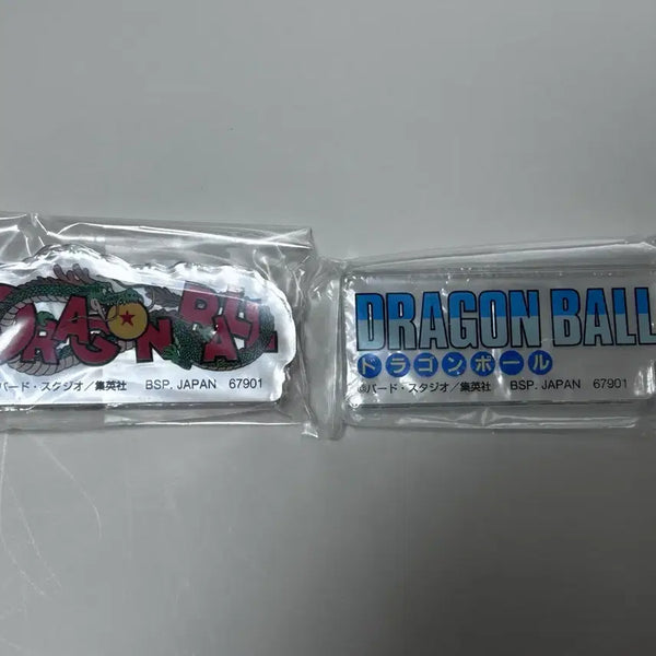 [BUNJANG] Dragon Ball Ichiban Kuji H Prize Logo Acrylic Stand Set (2 Types, Sealed) / (미개봉 일괄) 드래곤볼 제일복권 H상 로고 아크릴 스탠드 2종