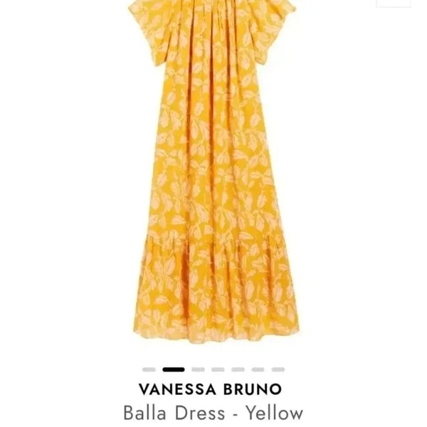 [BUNJANG] Vanessa Bruno Mustard Bella Dress / 바네사브루노 머스타드 벨라 드레스 원피스 휴양지룩