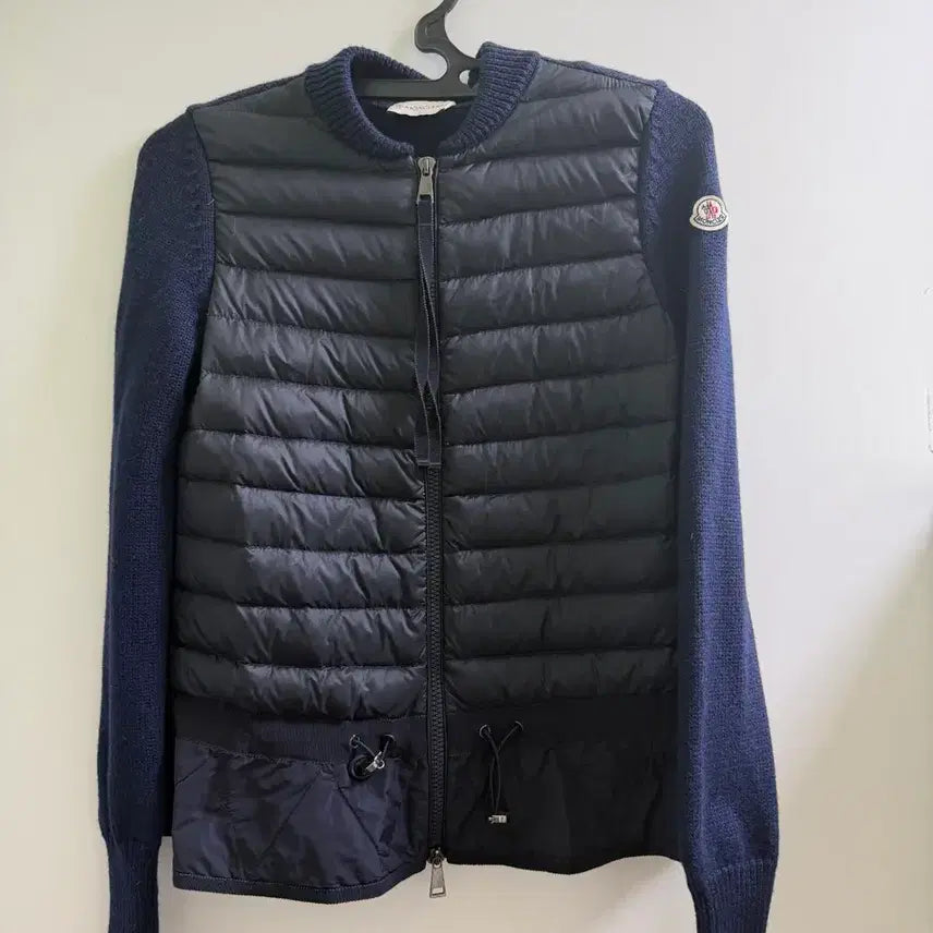 [BUNJANG] Moncler Padded Knit Navy / 몽클레어 패딩 니트