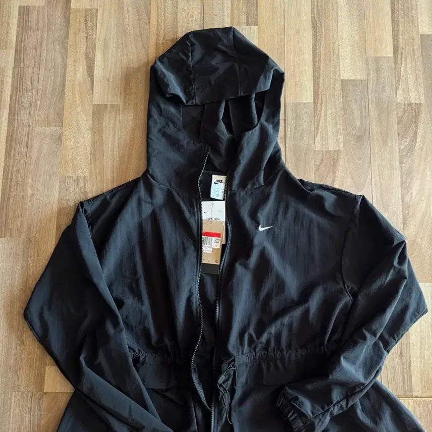 [BUNJANG] Nike Women's Woven Oversized Hooded Jacket Black / [L] 나이키 우먼즈 우븐 오버사이즈 후드 자켓 블랙 새상품