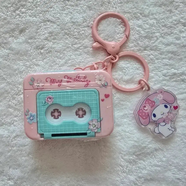 [BUNJANG] Sanrio My Melody Cassette Keychain / 산리오 마이멜로디 카세트 키링
