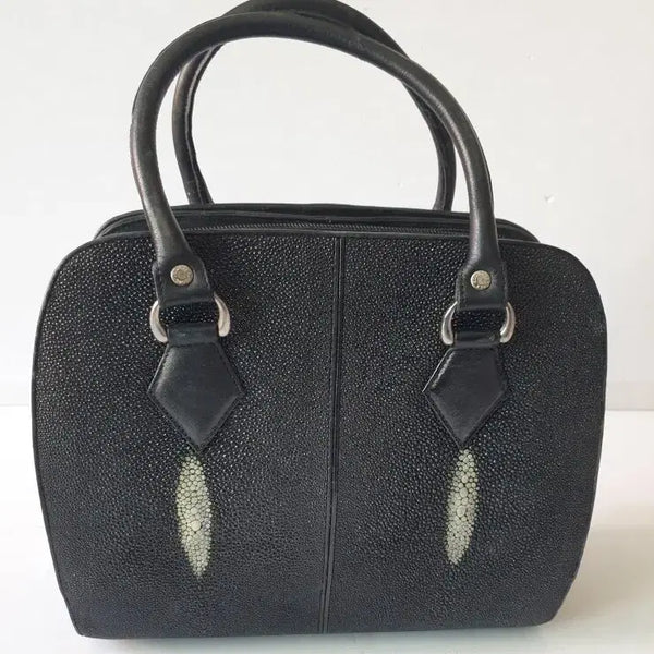 [BUNJANG] Genuine Stingray Leather Tote Bag / [정품]천연 가오리가죽(스팅레이) 고급 토트백 특유의 보석을 박아놓은 듯