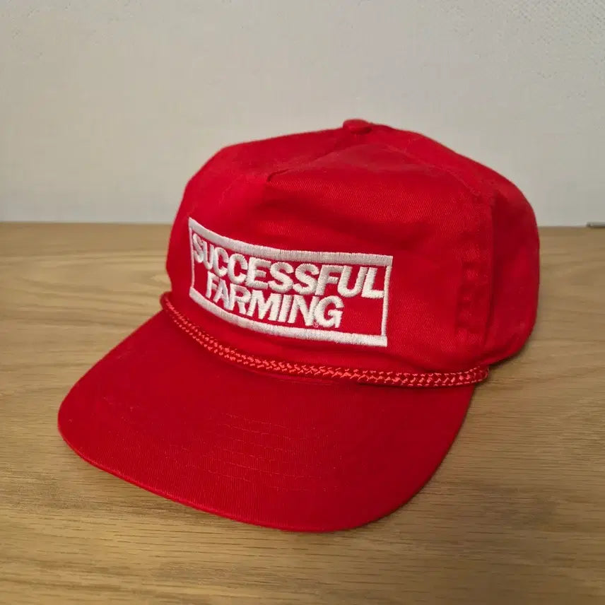 [BUNJANG] Vintage Snapback Hat / 빈티지 스냅백 레드