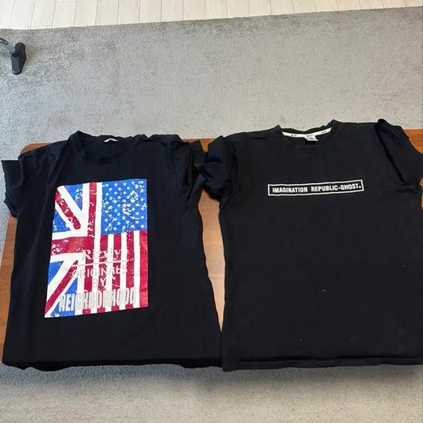 [BUNJANG] Bundle Men's T-Shirts / 서울 남성 티셔츠 17장 일괄