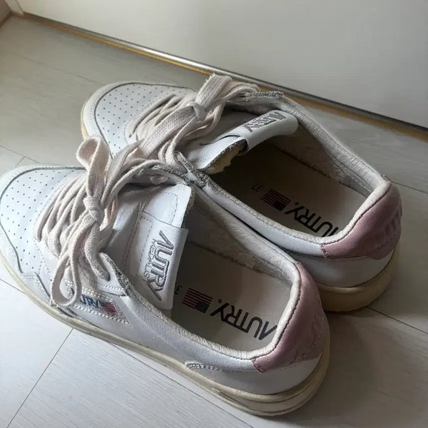 [BUNJANG] Autry Medalist Sneakers Pink White Size 37 / 오트리 메달리스트 스니커즈  핑크 화이트 37사이즈