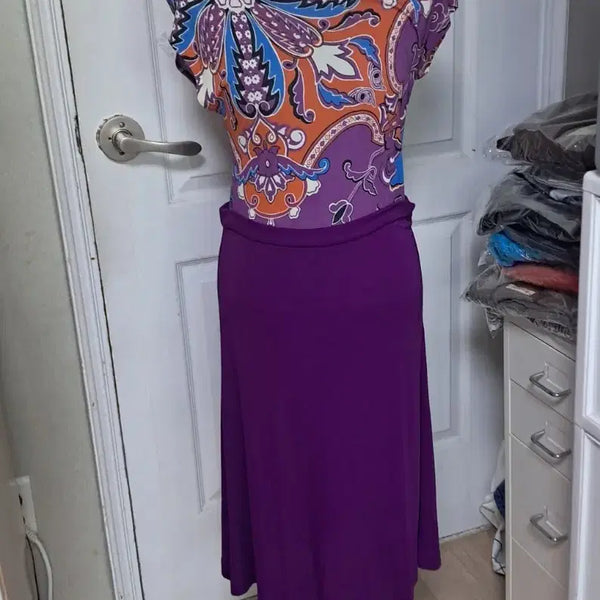 [BUNJANG] Etro Two-Piece Skirt Set - Size 42 (Approx. US 6-8) / ETRO 에트로 정품 투피스 스커트 셋업 42(약55-날씬66)