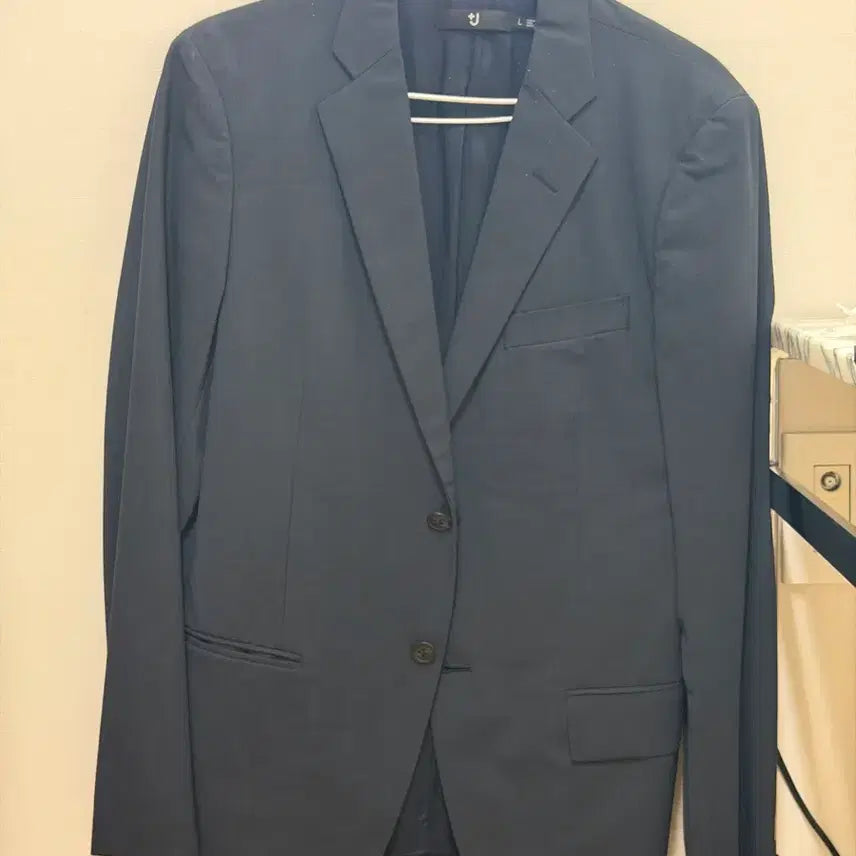 [BUNJANG] Uniqlo +J Wool Jacket Navy L / 유니클로+J 울자켓