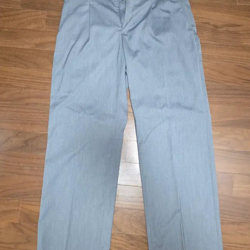 [BUNJANG] YULLER Wide Slacks Grey L / 율러 와이드 슬랙스 그레이 L