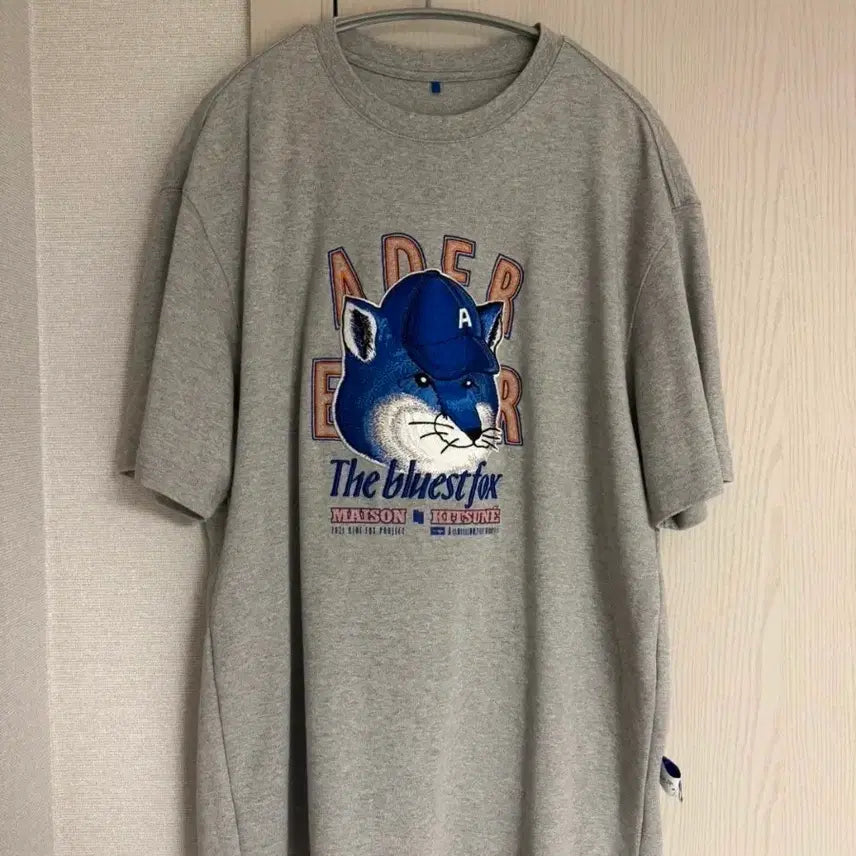 [BUNJANG] Maison Kitsuné x ADER Error The Bluest Fox Grey / (a2)메종 키츠네 x 아더에러 더 블루이스트 폭스  그레이