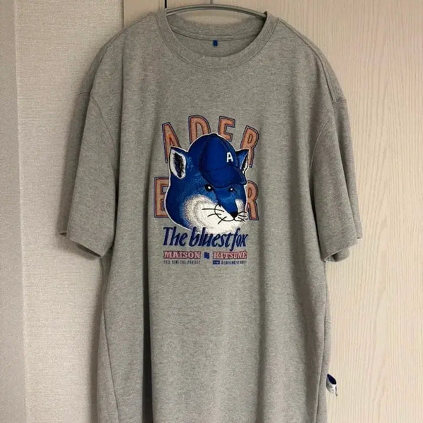 [BUNJANG] Maison Kitsuné x ADER Error The Bluest Fox Grey / (a2)메종 키츠네 x 아더에러 더 블루이스트 폭스  그레이