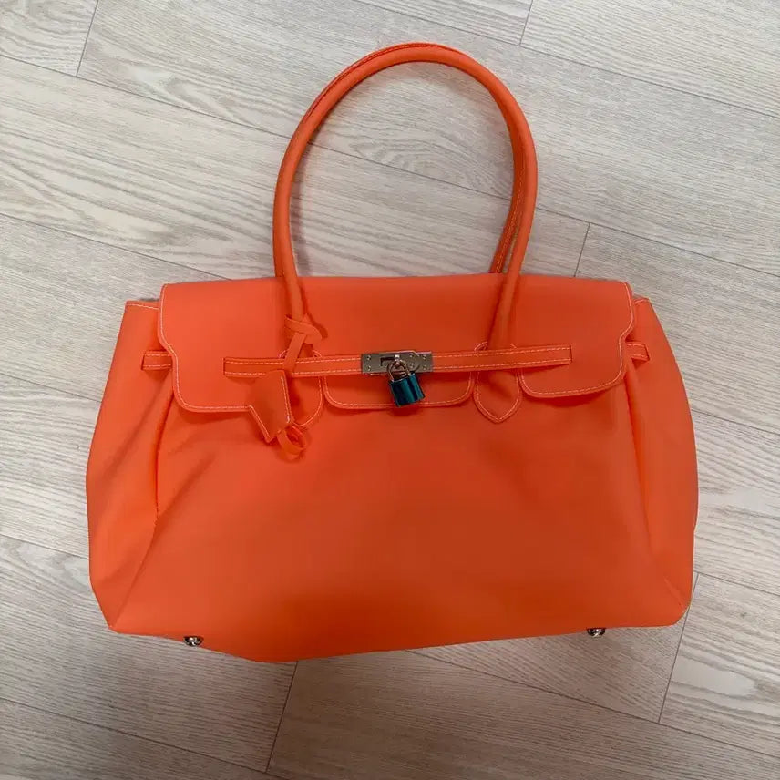 [BUNJANG] Jelly Birkin Bag Orange / 젤리버킨백 주황