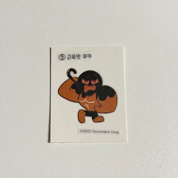 [BUNJANG] Cookierun Muscle Cookie Sticker 62 / 쿠키런 근육맛쿠키 띠부씰 스티커 62