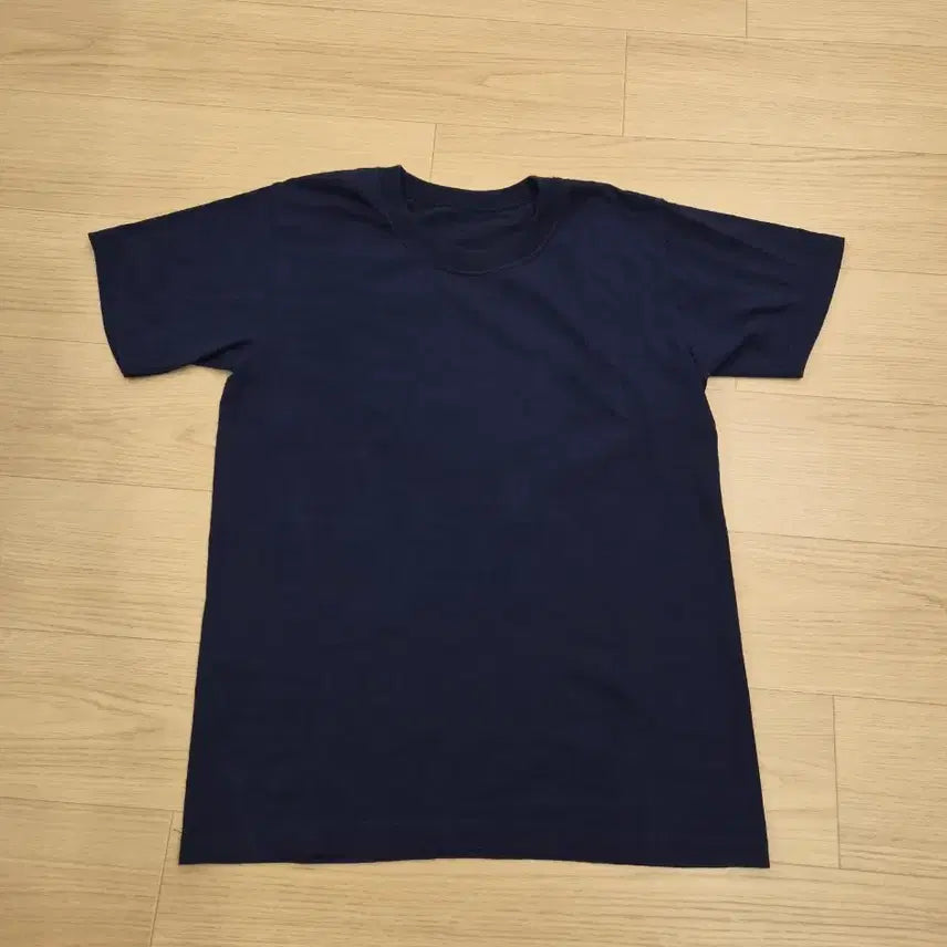 [BUNJANG] Plain Short-Sleeve T-Shirt Navy S / 무지 반팔 티셔츠 네이비 S