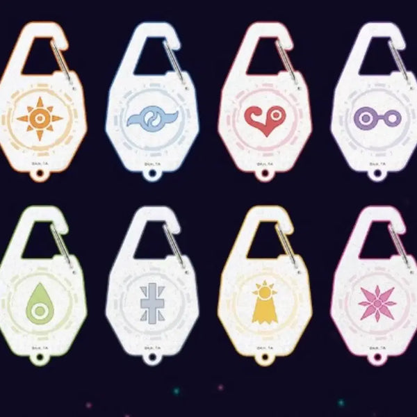 [BUNJANG] Digimon Crest Carabiner Keychain / 디지몬 문장 카라비너