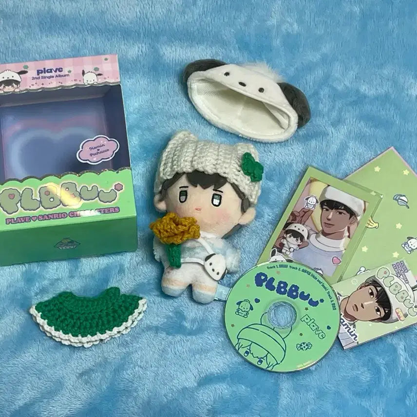 [BUNJANG] PLAVE Hamin "Bbu" Doll Album Bundle Set / 플레이브 하민 뿌 인형앨범 생일 틴케이스 일괄