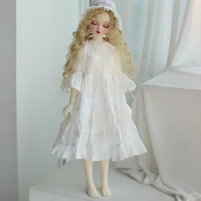 [BUNJANG] Phil Studio Bridge Day Inner Dress & Bonnet Set / 필스튜디오 브리지데이 이너&보닛