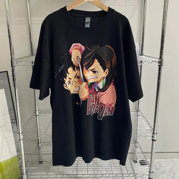 [BUNJANG] Dandadan Bootleg Animation T-Shirt / 단다단 부틀렉 애니메이션 티셔츠 애니티