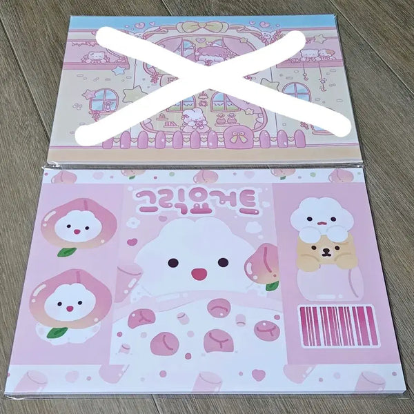 [BUNJANG] A4 Wrapping Paper Set / <포용계 랩핑지> 랩지 판매 A4사이즈 1세트 1800원