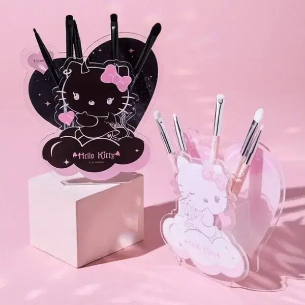 [BUNJANG] Fillimilli Hello Kitty Angel & Demon Brush Stand Set / 필리밀리 헬로키티 천사와 악마 브러시 거치대 새상품