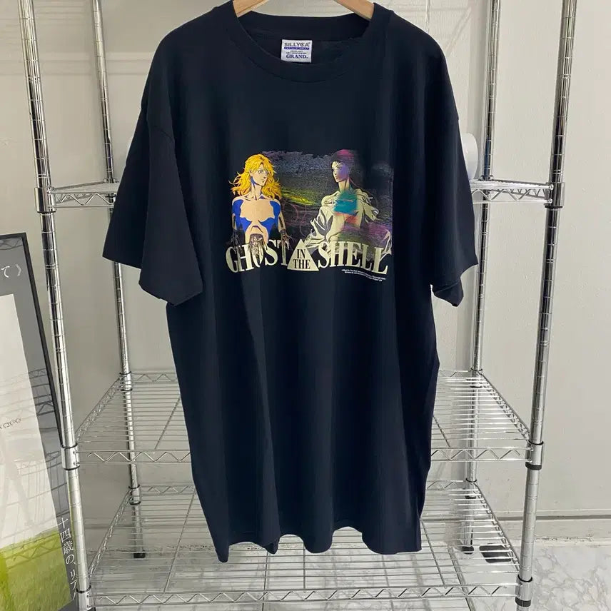 [BUNJANG] Ghost in the Shell Bootleg Animation T-Shirt / 공각기동대 부틀렉 애니메이션 티셔츠 애니티